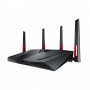 ASUS RT-AC88U router wireless Gigabit Ethernet Dual-band (2.4 GHz/5 GHz) 3G 4G Nero, Rosso (90IG01Z0-BU2000)