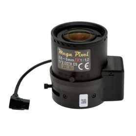 Axis Mega Pixel Videocamera Obiettivi standard Nero, Trasparente (5800-671)