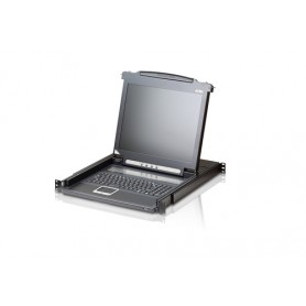 Aten CL1000M switch per keyboard-video-mouse (kvm) Montaggio rack Nero (CL1000M F)