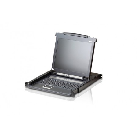 Aten CL1000M switch per keyboard-video-mouse (kvm) Montaggio rack Nero (CL1000M F)