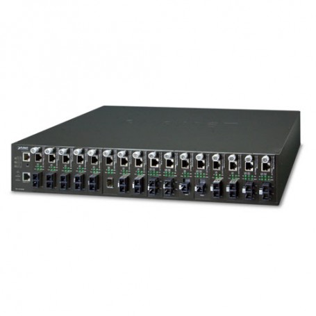 PLANET MC-1610MR convertitore multimediale di rete Nero (MC-1610MR)