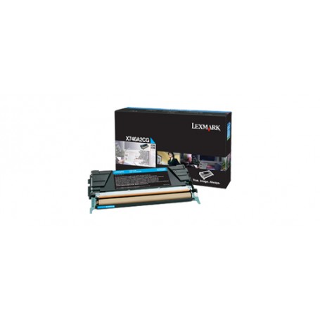 Lexmark X746A2CG cartuccia toner 1 pz Originale Ciano (X746A2CG)