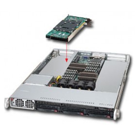 Supermicro SYS-6016T-GIBQF sistema barebone per server Intel® 5520 Socket B (LGA 1366) Rack (1U) Nero (SYS-6016T-GiBQF)