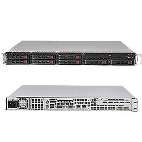 Supermicro SuperServer 1016I-M6F Intel® 3420 LGA 1156 (Socket H) Rack (1U) Nero (SYS-1016I-M6F)