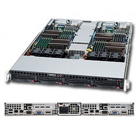 Supermicro SuperServer 6016TT-IBXF Intel® 5500 Socket B (LGA 1366) Rack (1U) Nero (SYS-6016TT-iBXF)