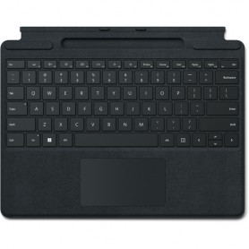 Microsoft Signature Nero Microsoft Cover port QWERTZ Tedesco (8XB-00005)