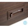 Technaxx TX-137 Giradischi con trasmissione a cinghia Nero, Legno (4850)