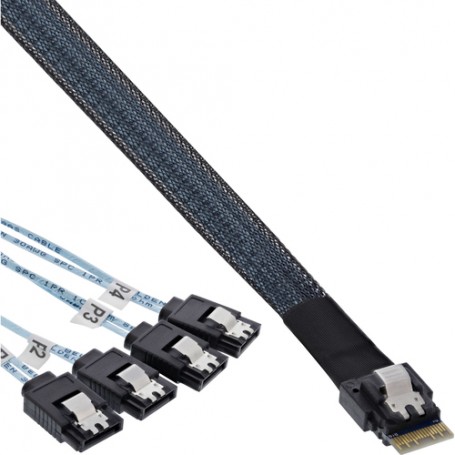 InLine 27646B cavo Serial Attached SCSI (SAS) 12 Gbit/s Nero (27646B)
