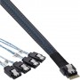InLine 27646B cavo Serial Attached SCSI (SAS) 12 Gbit/s Nero (27646B)