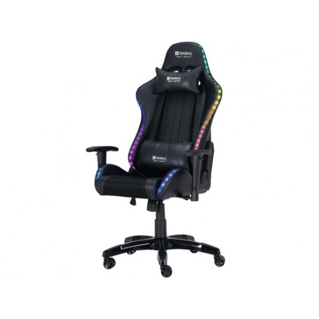 Sandberg 640-94 sedia per videogioco Sedia per gaming universale Sedia imbottita tappezzata Nero (640-94)