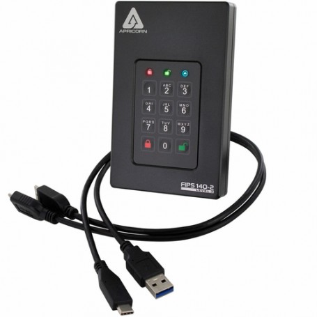 Apricorn AFL3-S500 unità esterna a stato solido 512 GB Nero (AFL3-S500)