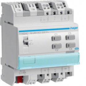Hager TYA624C presa energia Grigio (TYA624C)