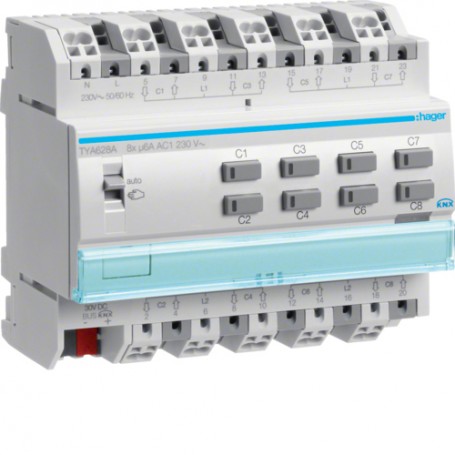 Hager TYA628A presa energia Grigio (TYA628A)