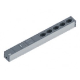 Bachmann 19" IT Basic unità di distribuzione dell'energia (PDU) 5 presa(e) AC 1U (800.1261)