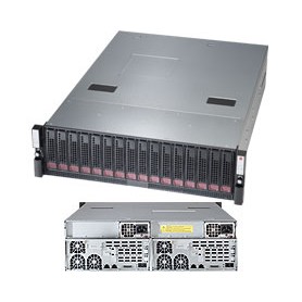 Supermicro SuperStorage 6038R-DE2CR16L Intel® C612 LGA 2011 (Socket R) Armadio (3U) Nero (SSG-6038R-DE2CR16L)