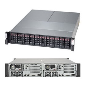 Supermicro SuperStorage 2028R-DE2CR24L Intel® C612 LGA 2011 (Socket R) Armadio (2U) Nero (SSG-2028R-DE2CR24L)