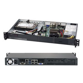 Supermicro SuperServer 5018A-LTN4 server 1,7 GHz Rack (1U) Intel Atom® 200 W DDR3-SDRAM (SYS-5018A-LTN4)