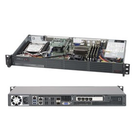 Supermicro SuperServer 5018D-LN4T Intel SoC BGA 1667 Rack (1U) Nero (SYS-5018D-LN4T)