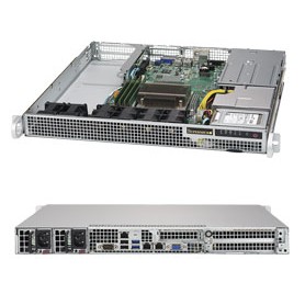 Supermicro SuperServer 1019S-WR LGA 1151 (Presa H4) Rack (1U) Nero (SYS-1019S-WR)