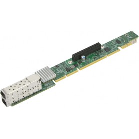 Supermicro AOC-URN2-I2XS scheda di rete e adattatore Interno Fibra 10000 Mbit/s (AOC-URN2-i2XS)