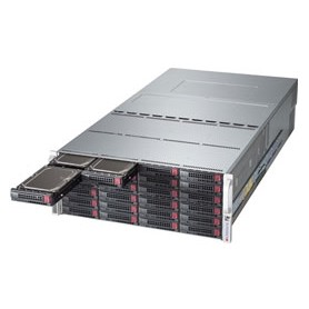 Supermicro 6048R-E1CR72L Intel® C612 LGA 2011 (Socket R) Armadio (4U) Nero, Grigio (SSG-6048R-E1CR72L)