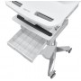 Ergotron StyleView Alluminio, Grigio, Bianco Computer portatile Carrello multimediale (SV43-1140-0)