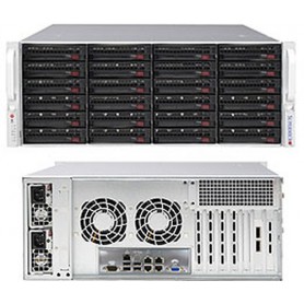Supermicro SuperServer 6047R-E1R24N Intel® C602 LGA 2011 (Socket R) Armadio (4U) Nero (SSG-6047R-E1R24N)