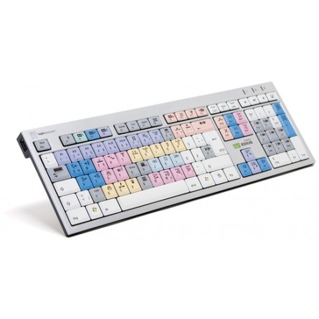 Logickeyboard Grass Valley EDIUS tastiera USB QWERTZ Tedesco Multicolore (LKB-EDIUS-AJPU-DE)