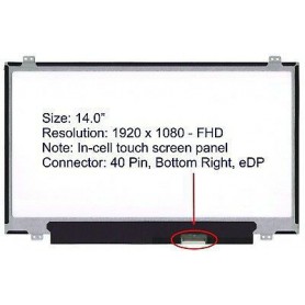 CoreParts MSC140F40-242M ricambio per notebook Display (MSC140F40-242M)