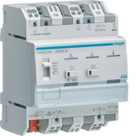Hager TXA662AN presa energia Grigio (TXA662AN)