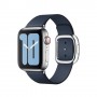 Apple MXPF2ZM/A accessorio indossabile intelligente Band Blu Pelle (MXPF2ZM/A)