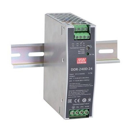 MEAN WELL DDR-240C-24 adattatore e invertitore 240 W (DDR-240C-24)