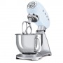 Smeg SMF02PBEU sbattitore Sbattitore con base 800 W Blu, Argento (SMF02PBEU)
