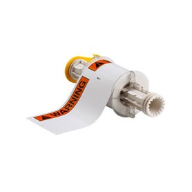 Brady 130758 etichetta per stampante Nero, Arancione, Bianco Etichetta per stampante autoadesiva (130758)
