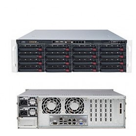 Supermicro SuperServer 6038R-E1CR16N Intel® C612 LGA 2011 (Socket R) Armadio (3U) Nero (SSG-6038R-E1CR16N)