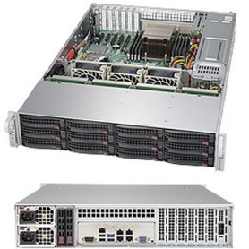 Supermicro 6028R-E1CR12H Intel® C612 LGA 2011 (Socket R) Armadio (2U) Nero (SSG-6028R-E1CR12H)