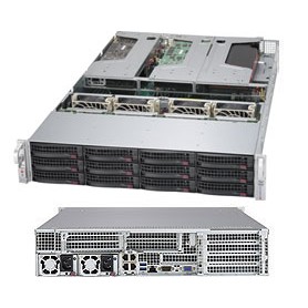 Supermicro 6028UX-TR4 Intel® C612 LGA 2011 (Socket R) Armadio (2U) Nero, Grigio (SYS-6028UX-TR4)
