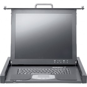 Fujitsu RC25 console a rack 43,2 cm (17") 1280 x 1024 Pixel Grigio 1U (S26361-K1387-V100)
