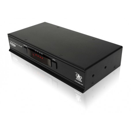 ADDER ADDERView Pro DisplayPort switch per keyboard-video-mouse (kvm) Montaggio rack Nero (AV4PRO-DP-EURO)