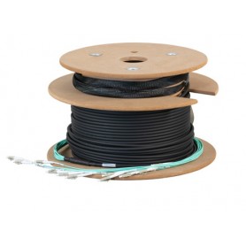 EFB Elektronik O8342L10OM3 cavo a fibre ottiche 10 m 12x LC U-DQ(ZN) BH OM3 Nero (O8342L10OM3)