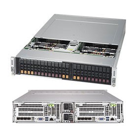 Supermicro SYS-2029BT-DNC0R sistema barebone per server Intel® C621 LGA 3647 (Socket P) Armadio (2U) Nero (SYS-2029BT-DNC0R)