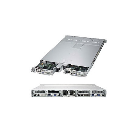 Supermicro SYS-1029TP-DC0R sistema barebone per server Intel® C621 LGA 3647 (Socket P) Rack (1U) Nero (SYS-1029TP-DC0R)