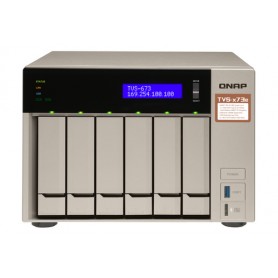 QNAP TVS-673E NAS Tower Collegamento ethernet LAN Grigio RX-421BD (TVS-673E-8G)