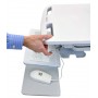Ergotron SV42-6201-C carrello e supporto multimediale Alluminio, Grigio, Bianco Pannello piatto Carrello multimedi (SV42-6201-C)