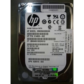 Hewlett Packard Enterprise 632142-001 disco rigido interno 2.5" 500 GB SATA (632142-001)
