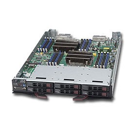 Supermicro Processor Blade SBI-7128R-C6N Intel® C612 LGA 2011 (Socket R) Lama Nero (SBI-7128R-C6N)
