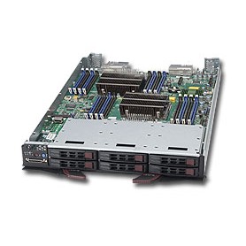 Supermicro Processor Blade SBI-7128R-C6 Intel® C612 LGA 2011 (Socket R) Lama Nero (SBI-7128R-C6)