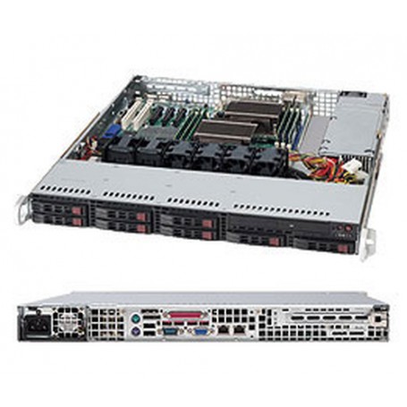 Supermicro SC113TQ-600CB Supporto Nero 600 W (CSE-113TQ-600CB)