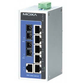 Moxa EDS-208A-MM-SC switch di rete Non gestito (EDS-208A-MM-SC)
