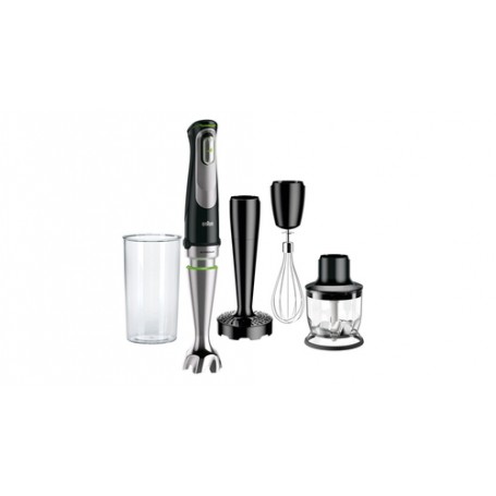 Braun MultiQuick 9 Frullatore ad immersione 1000 W Nero, Acciaio inossidabile (MQ9027X)